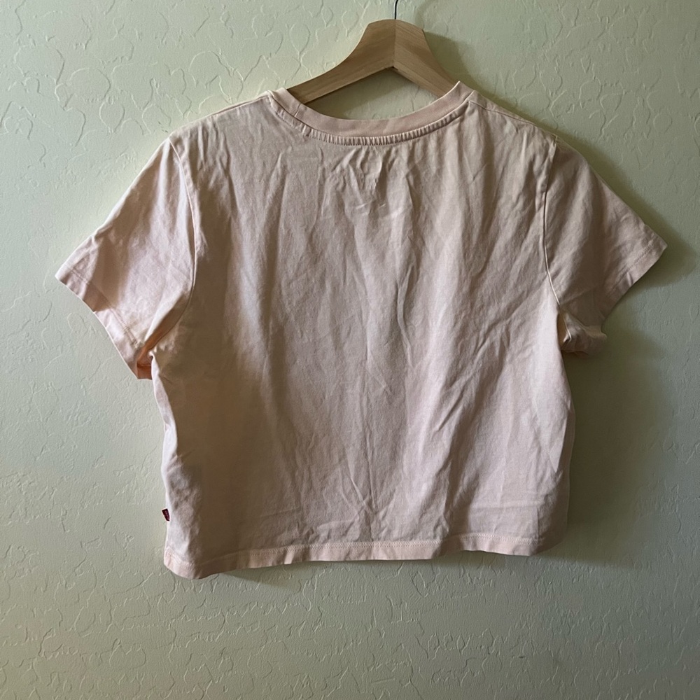 Levi's | Jodie peachy Pink Daisy Graphic crop Y2K T-Shirt - Picture 4 of 5